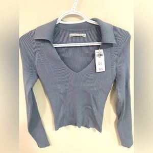 Crop Top Long Sleeve Shirt